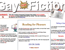 Tablet Screenshot of gay-fiction.com